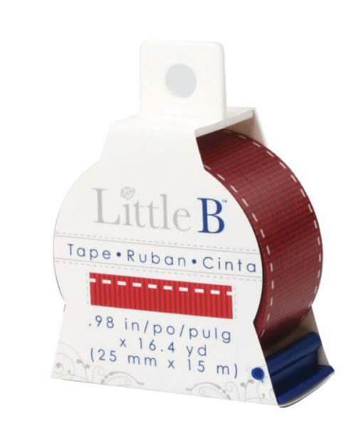Little B washi tape - Red Grosgrain wide
