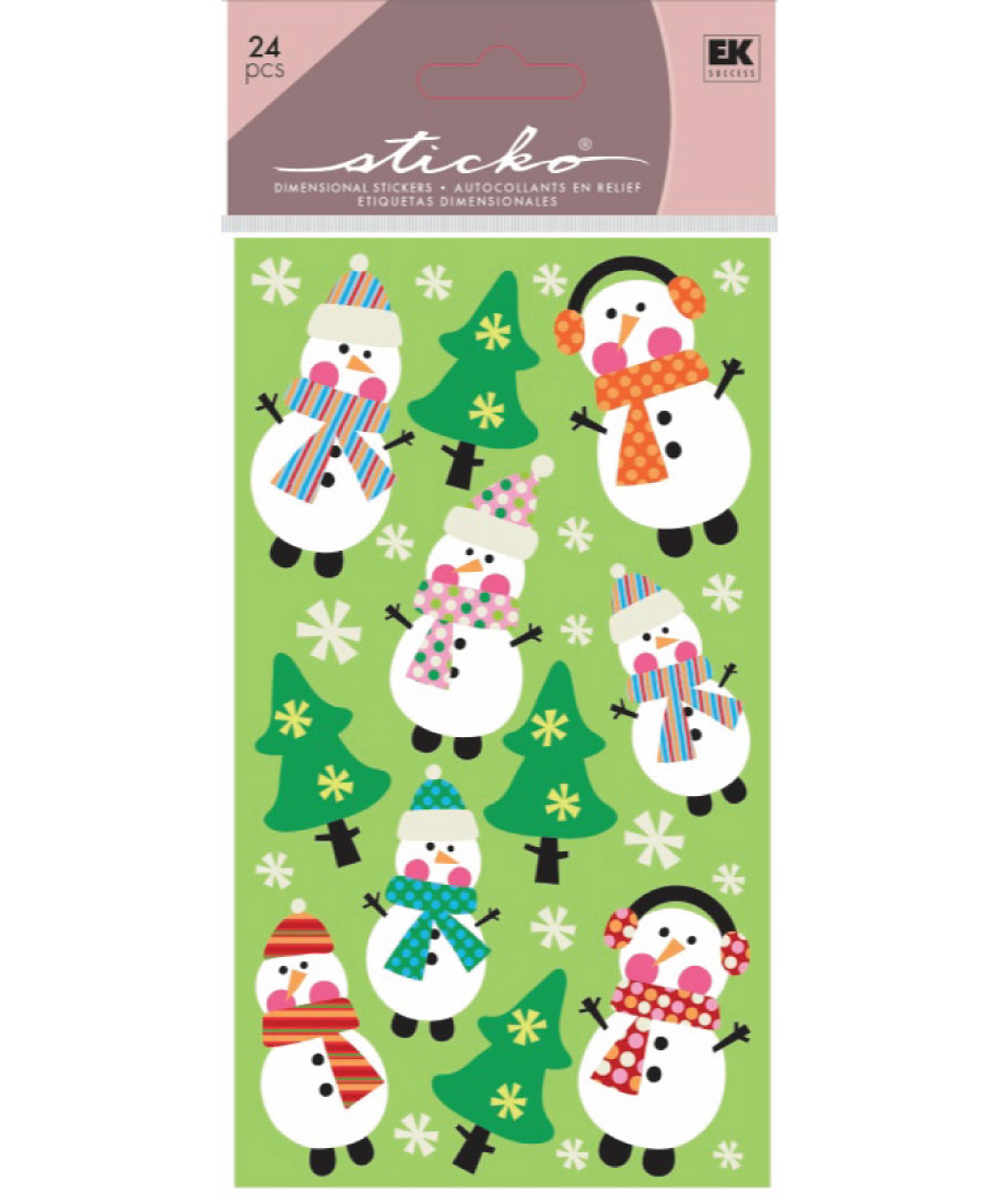 Sticko Stickers – Silly Snowman – Suzy Stick It