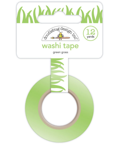 Doodlebug Green Grass washi tape