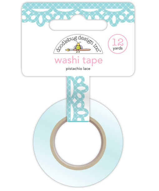 Doodlebug Pistachio Lace washi tape