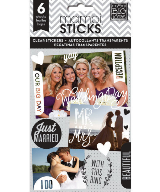 MAMBI - Stickers - Clear - Our Wedding Day