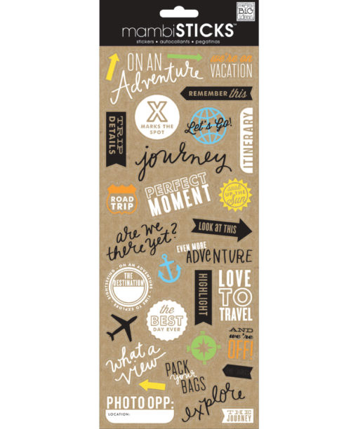 MAMBI - Stickers - Doodle Words On an Adventure
