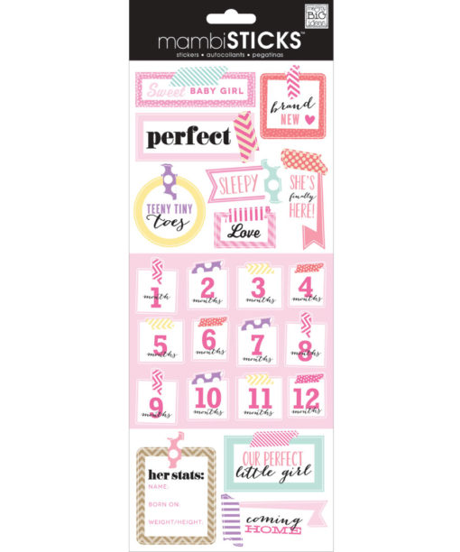 MAMBI - Stickers - Perfect Baby Girl