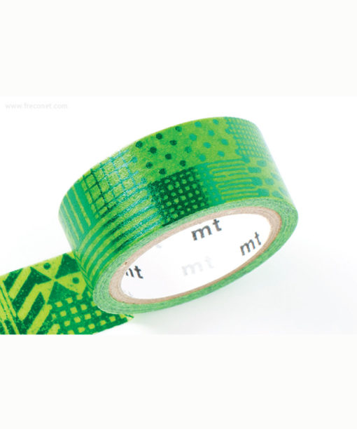 mt - Washi - script green