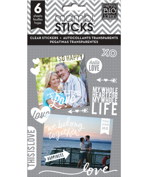 MAMBI - Stickers - Clear - True Love