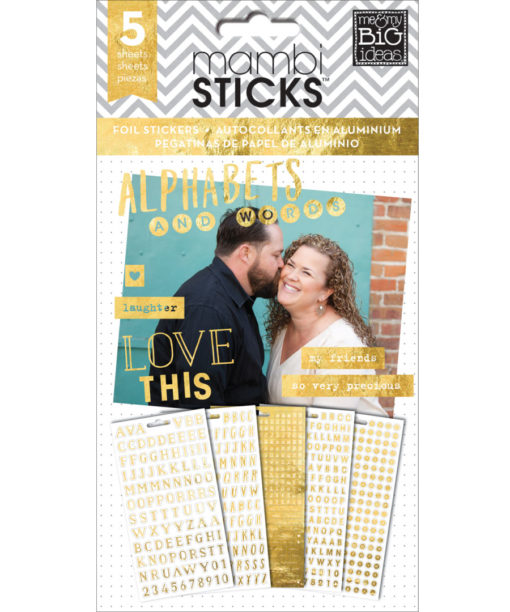 MAMBI - Stickers - Foil Hey Girl