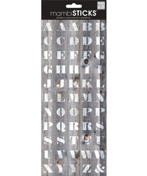 MAMBI - Stickers - Alpha Rustic Paper