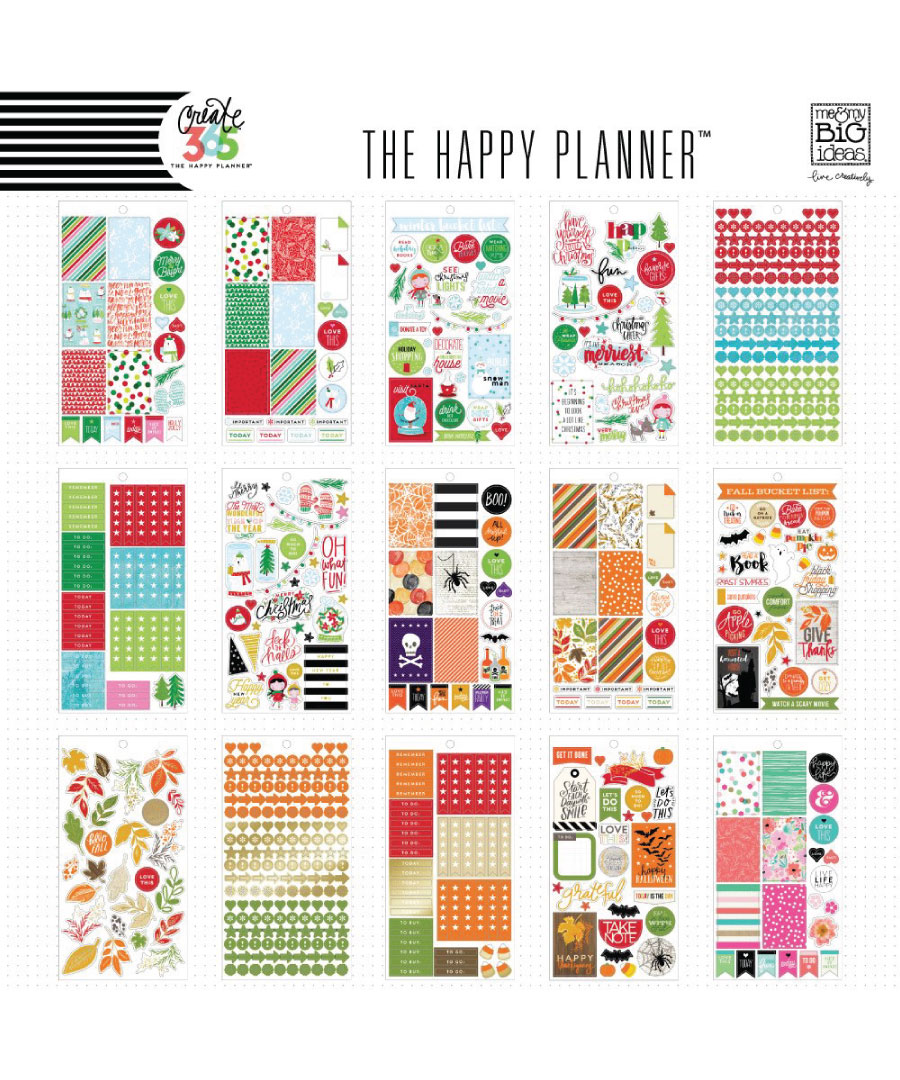 Happy Planner Sticker Value Pack-Seasonal - Classic, 1557/Pkg