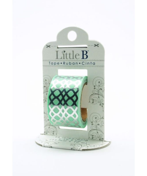 Little B washi tape - Silver Foil Honeycomb