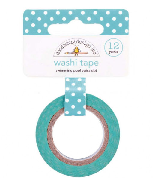 Doodlebug Swimming Pool Swiss Dot washi tape