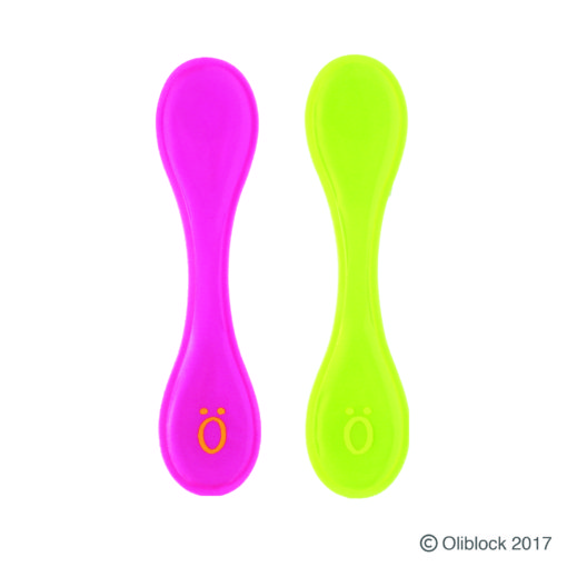 OliBlock - Large Lime and Pink OliClips