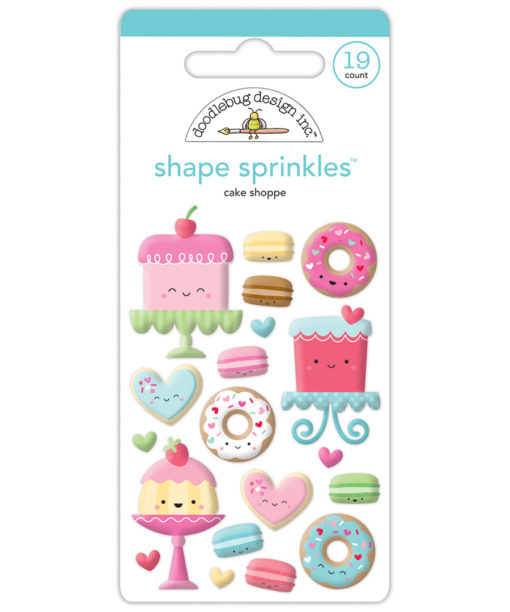 Doodlebug Cake Shoppe Shape Sprinkles