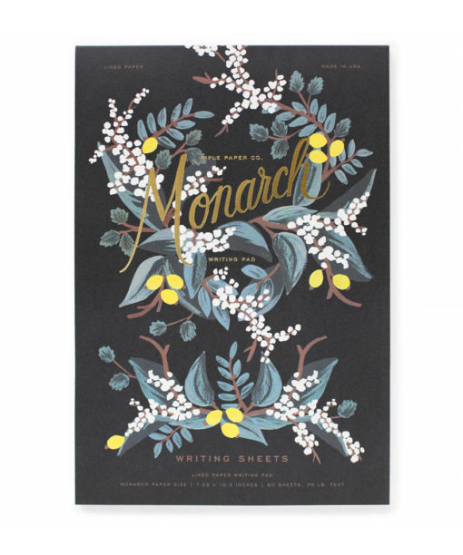 Rifle Paper - Everday Notepad Tear Off Writing Sheets - Monarch
