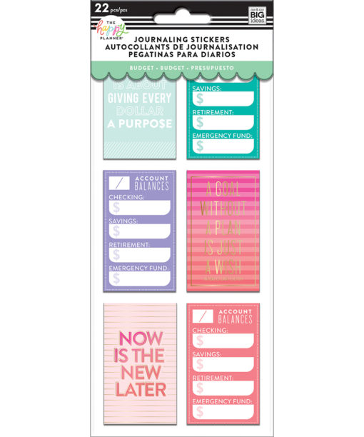 MAMBI - Stickers - Journaling (Flip) Stickers - Budget