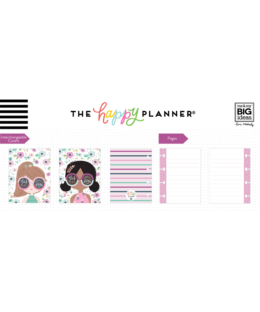 Details about   NEW Happy Planner MAMBI MICRO Happy Notes SQUAD GOALS Notebook 60 PGS 