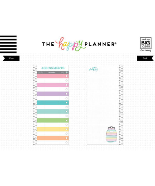 MAMBI - Happy Planner - Classic Half Sheet Note Paper - Student - Assignments - Image 2
