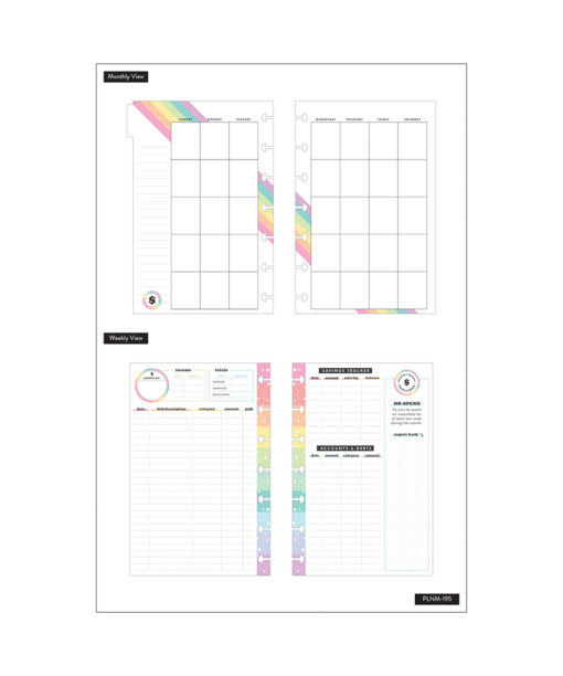 MAMBI - Happy Planner - 12 Months - UNDATED - Mini Happy Planner - Budget - Image 4
