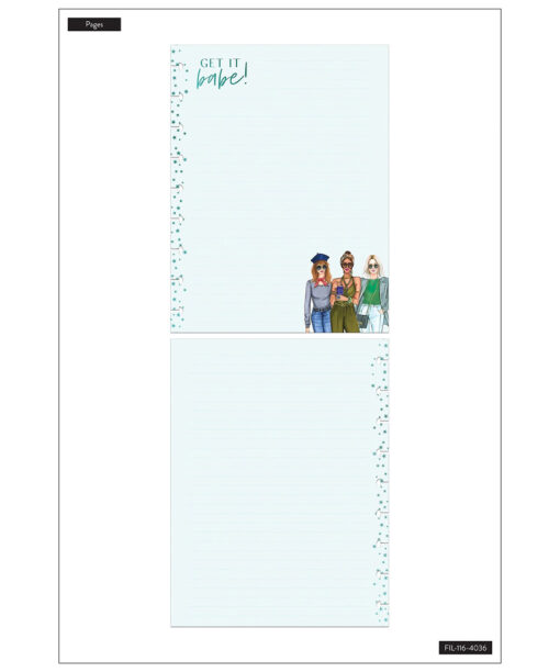MAMBI - Happy Planner - Classic Filler Paper - Rongrong - Get It Babe - Image 2