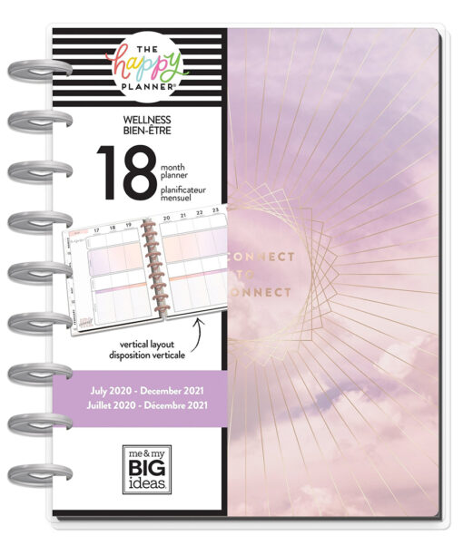 MAMBI - Happy Planner - Classic Wellness Happy Planner - Digital Detox - 18 Months