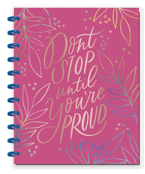 MAMBI - Notebooks - BIG Happy Notes - Don’t Stop Until You’re Proud